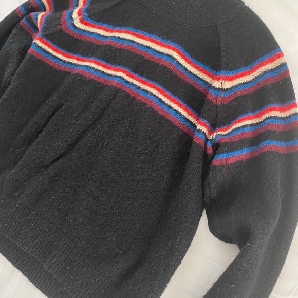 Free People Wool Acrylic mock neck raglan sweater - Picture 4 of 4